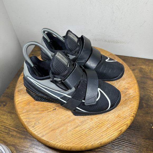 Nike Romaleos 4 Weightlifting Shoes Mens 6.5 Black White CD3463-010 Training